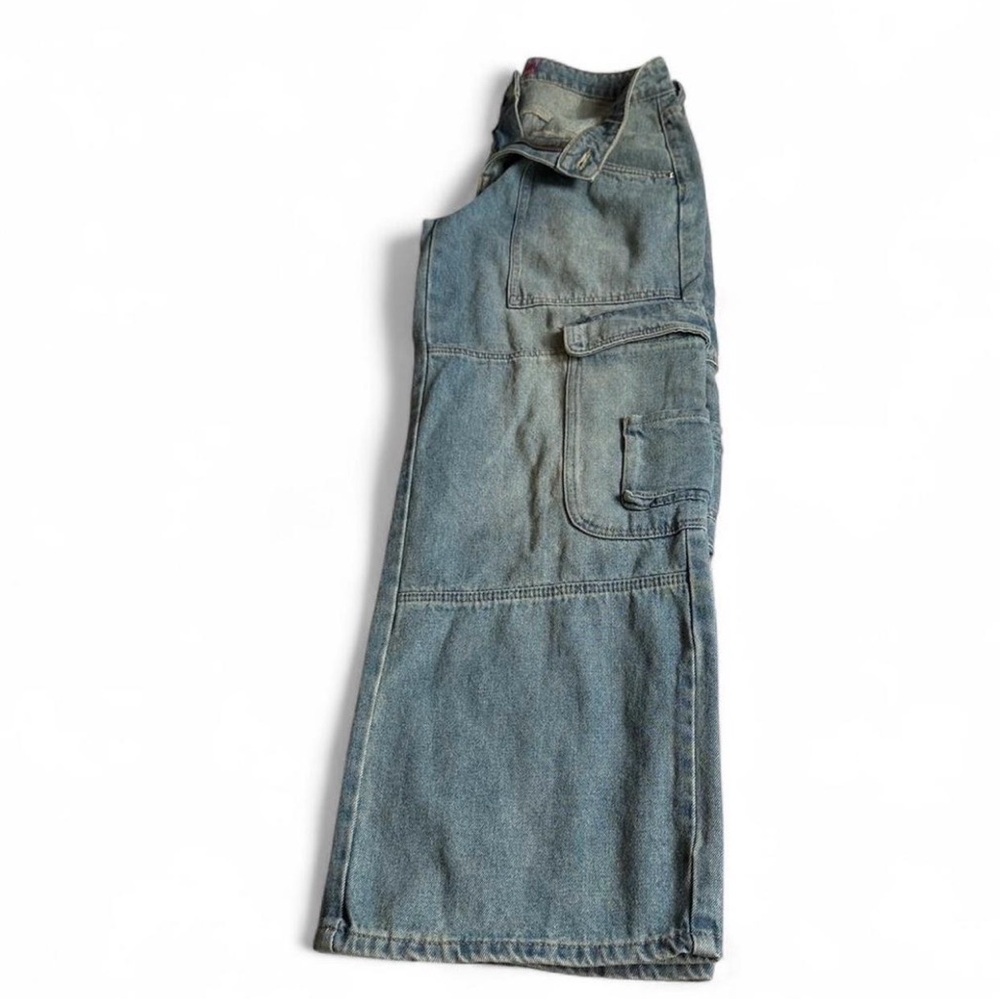 Edikted Denim Cargo wide leg